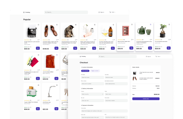 A Web-Based Marketplace Platform for B2C Customers