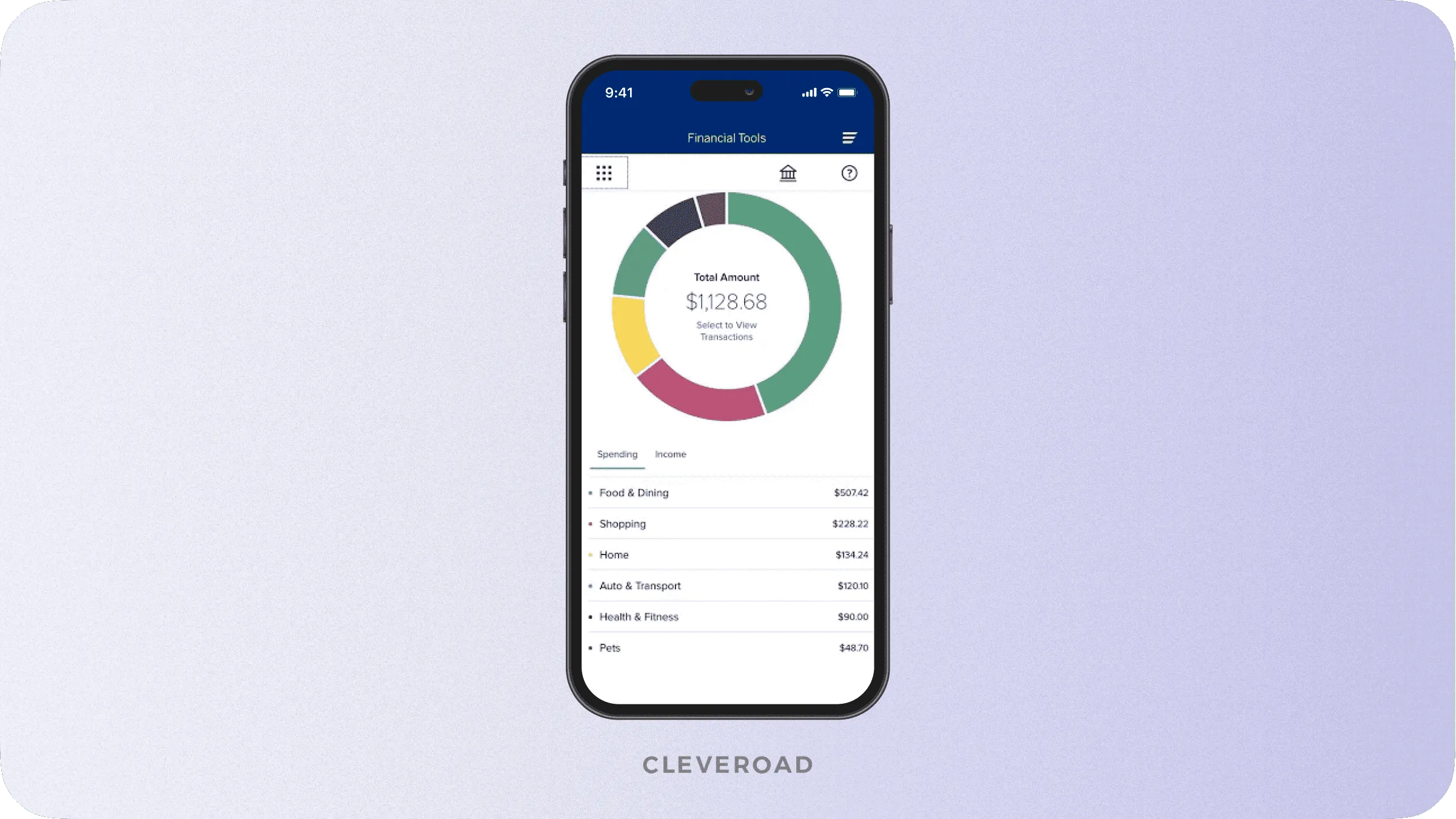 BBVA spending tracker.