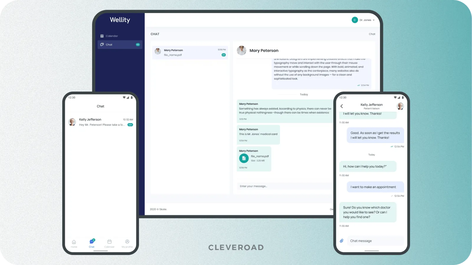 Chat module in medical app development