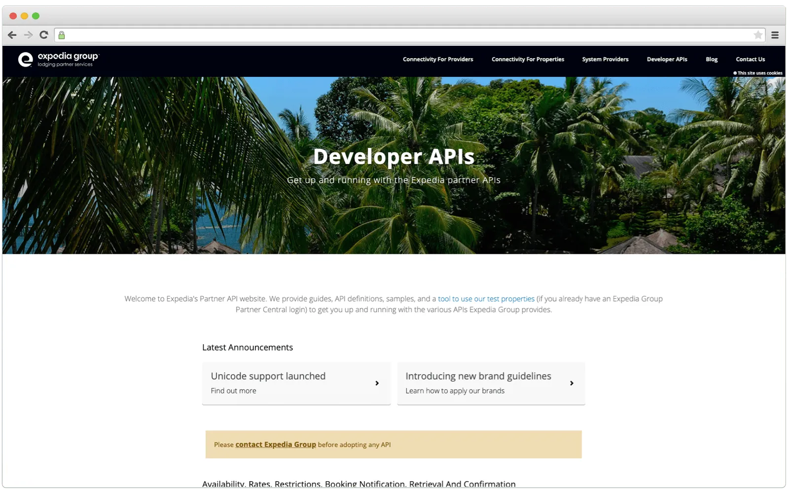 Expedia API